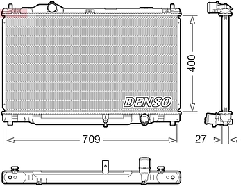 Радиатор охлаждения DENSO DRM51018