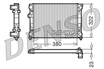 Радиатор охлаждения DENSO DRM99001