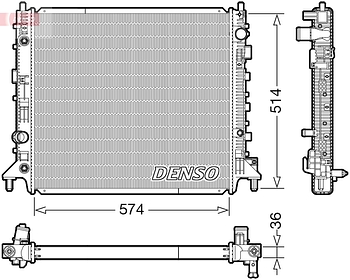 Радиатор охлаждения DENSO DRM99013
