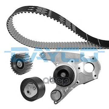 Ремкомплект ГРМ с помпой Fiat Ducato 2.3 JTD 02&gt, DAYCO KTBWP3390