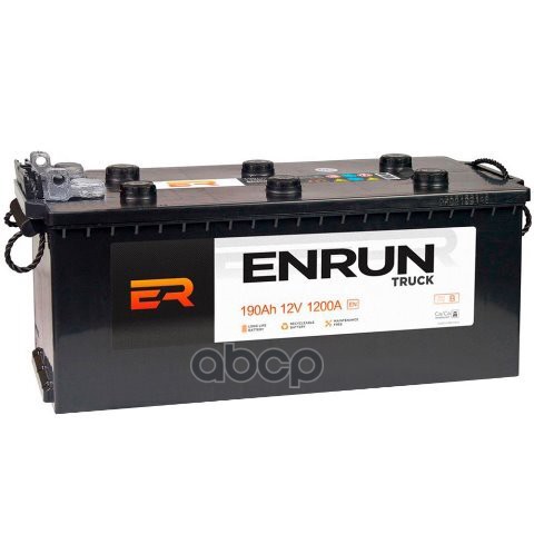Аккумулятор ENRUN Truck 190 Ач R+(4) 510x218x225 B EN 1250 А ENRUN EST1904