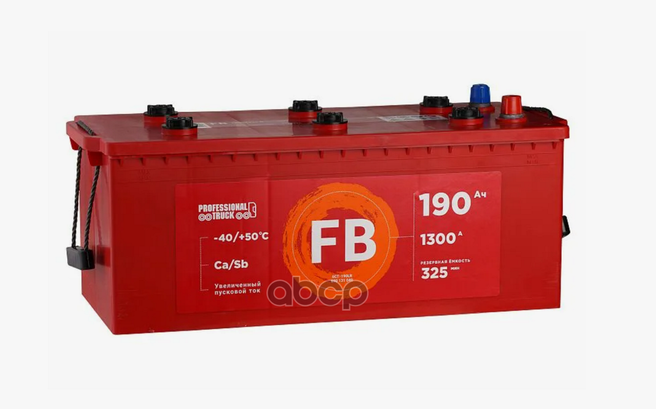 Аккумулятор FB 190 Ач L+(3) 513x223x217 B EN 1300 А FB 690131040