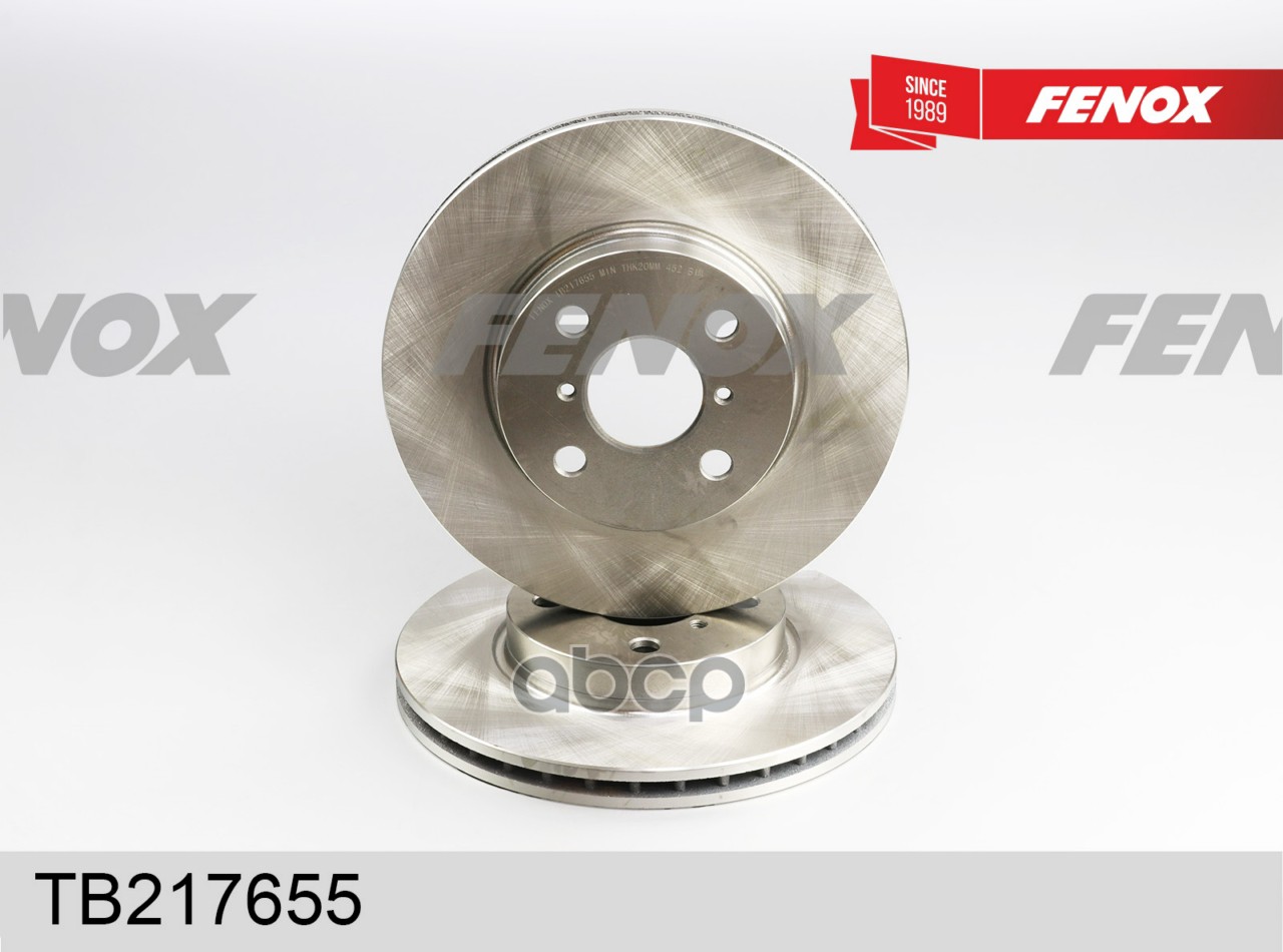 Диск тормозной передний FENOX TB217655