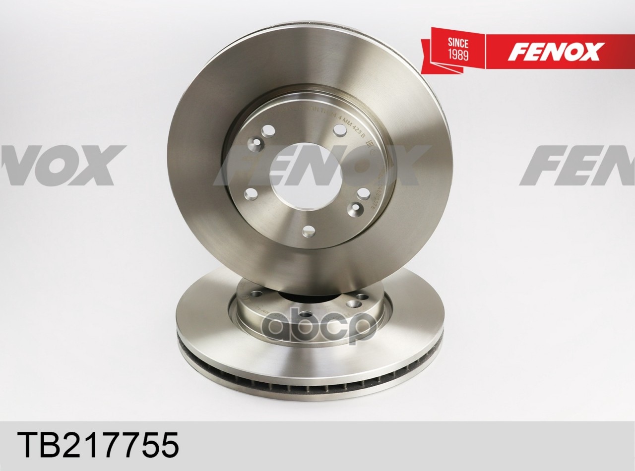 Диск тормозной передний FENOX TB217755
