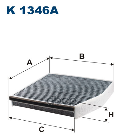 Фильтр салонный угольный FILTRON K1346A