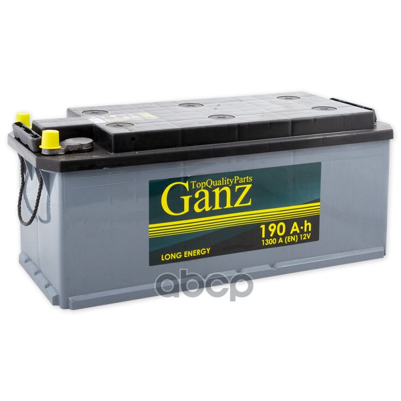 Аккумулятор GANZ Standart 190 Ач R+(4) 514x218x210 B EN 1300 А GANZ GA1904