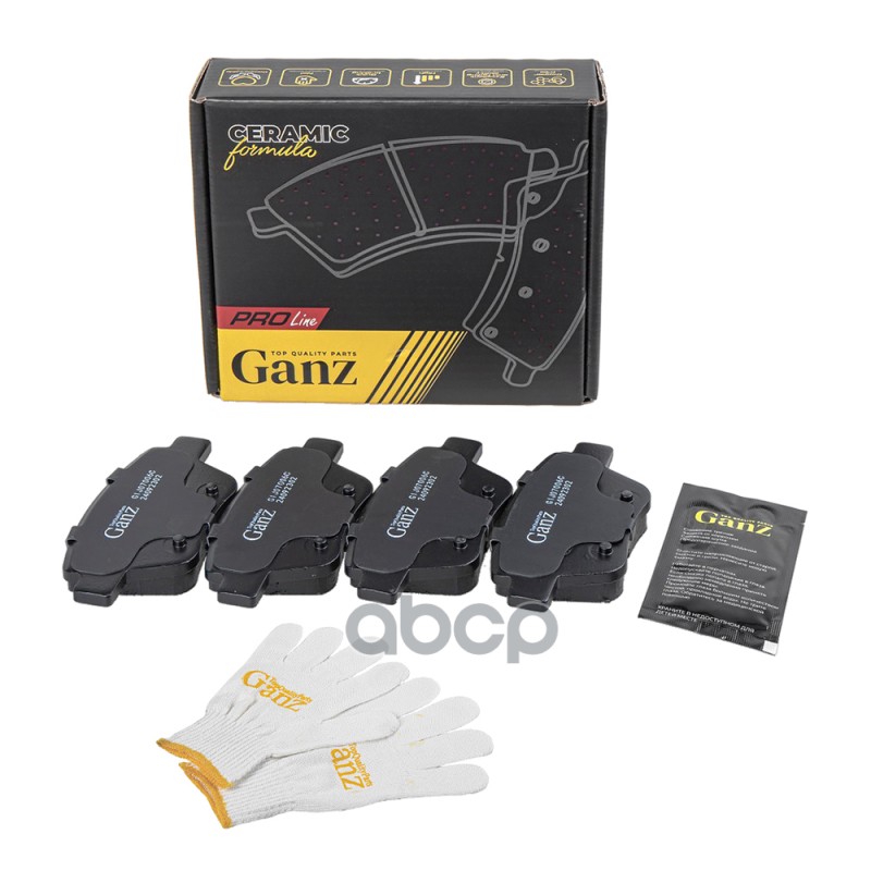 Колодки тормозные задние PRO-Line Ceramic GANZ GIJ07006C