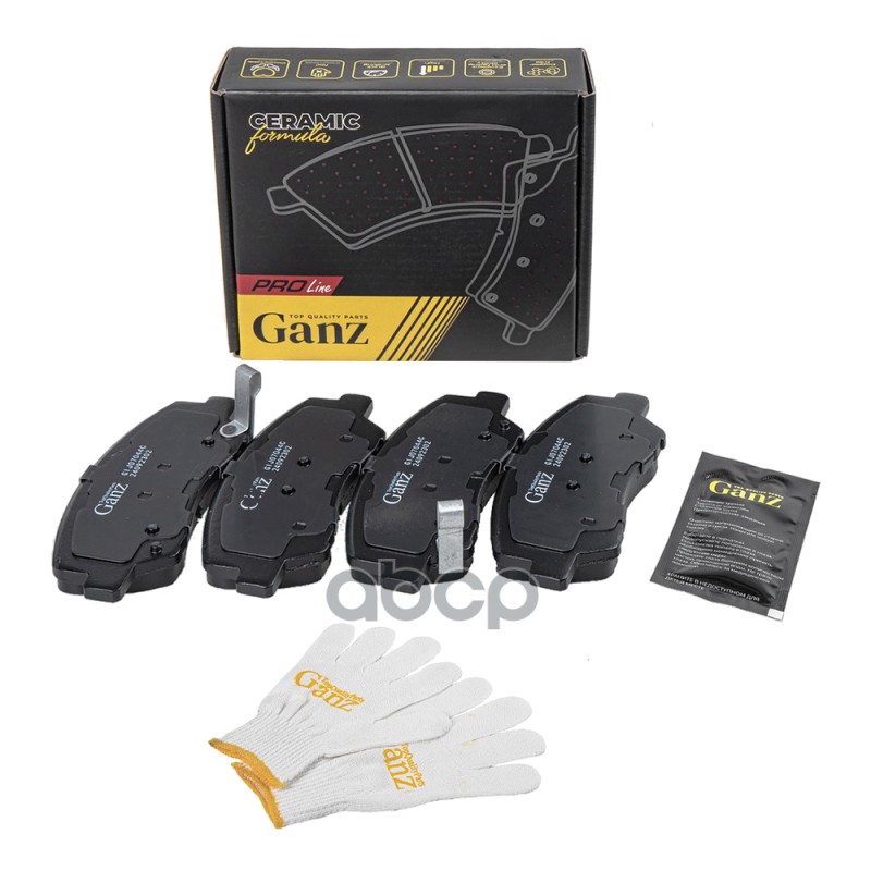 Колодки тормозные передние PRO-Line Ceramic GANZ GIJ07044C