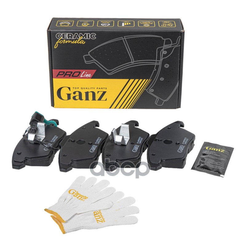 Колодки тормозные передние PRO-Line Ceramic GANZ GIJ09007C