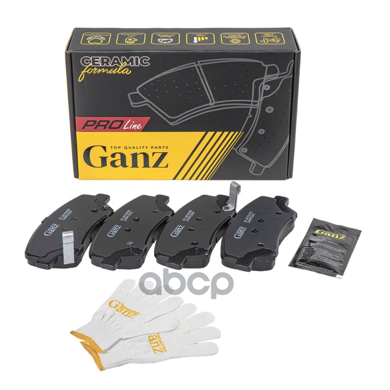 Колодки тормозные передние PRO-Line Ceramic GANZ GIJ09042C