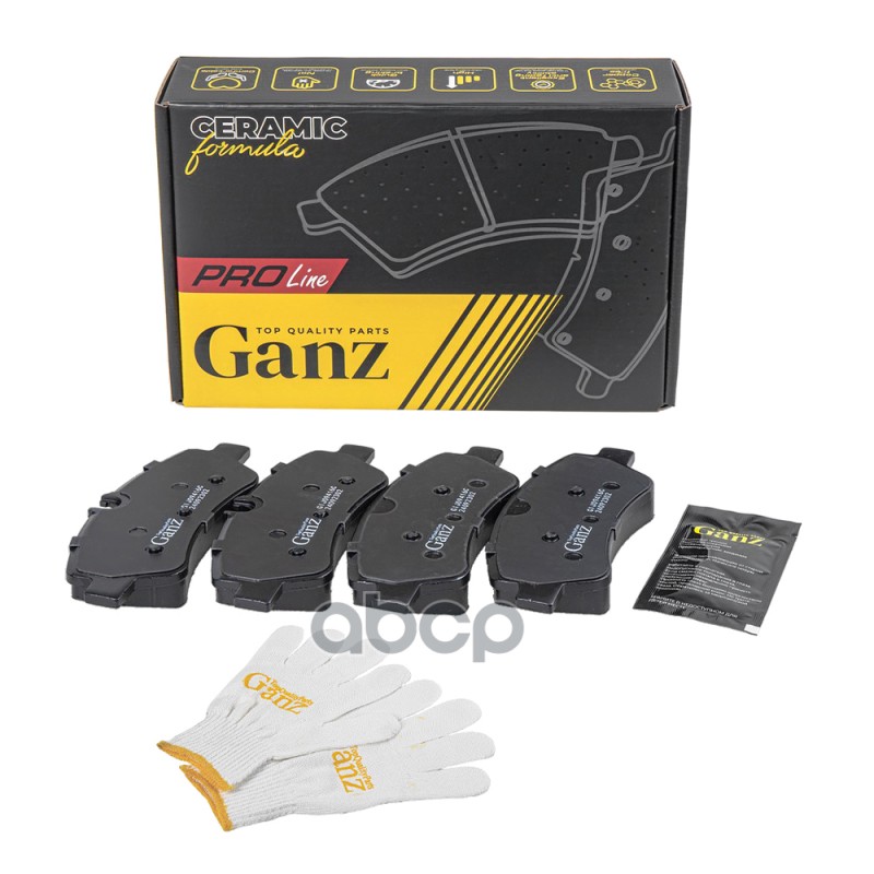 Колодки тормозные задние PRO-Line Ceramic GANZ GIJ09416C