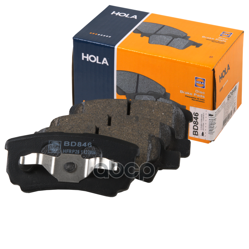 Колодки задние HOLA BD846