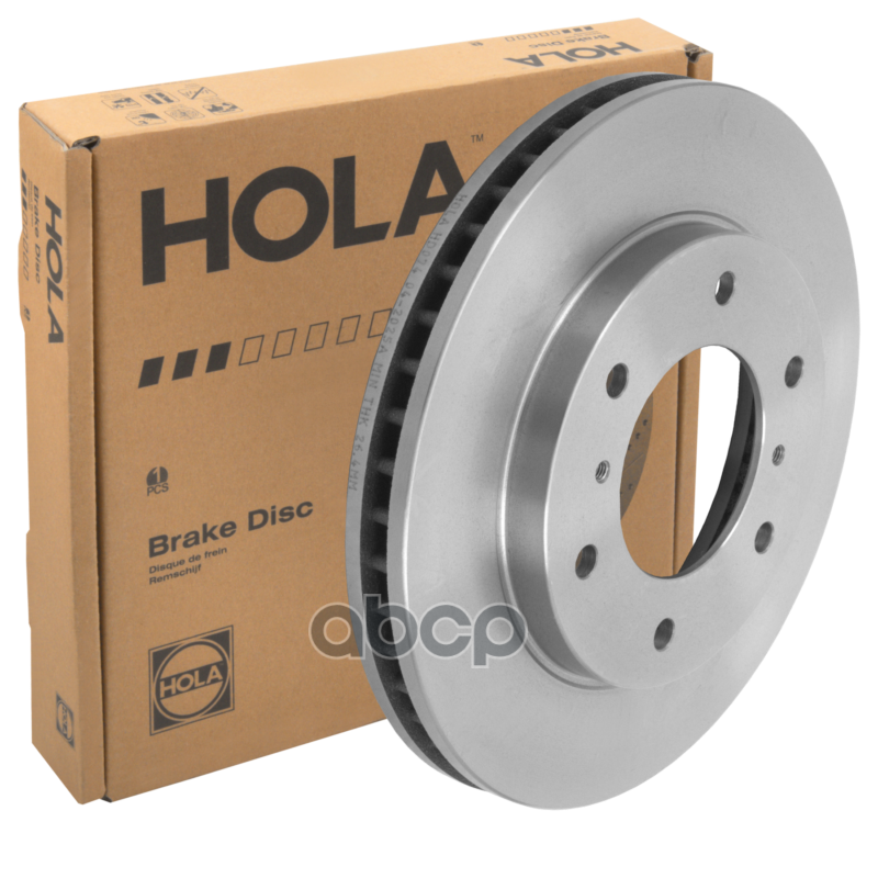 Тормозной диск вентилируемый передний HOLA HD074