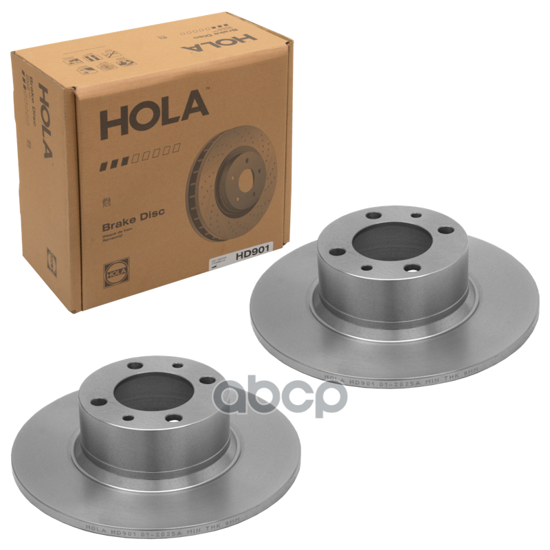 Диск тормозной передний HOLA HD901