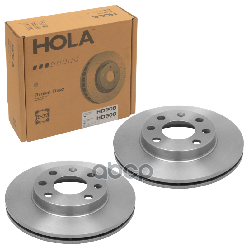 Диск тормозной передний 13 HOLA HD908