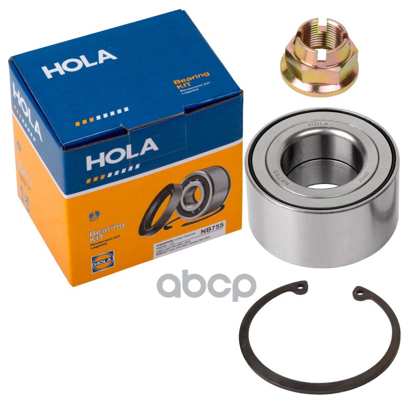 Подшипник ступицы, комплект передний HOLA NB755