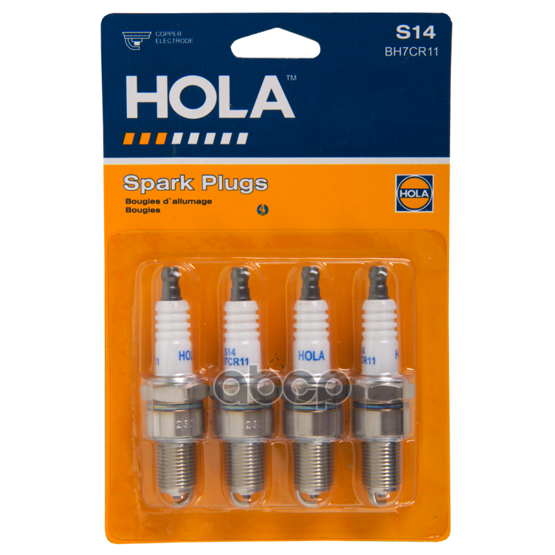 Свечи зажигания инж., 8V HOLA S14