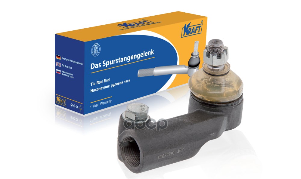 Наконечник рулевой тяги левый ВАЗ 1117-1119 KRAFT KT032291