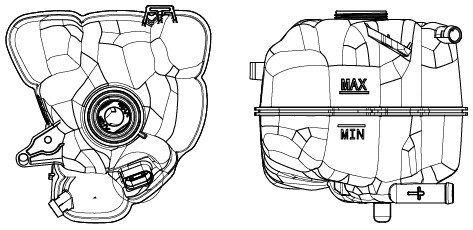 Бачок расширительный LUZAR LET1033