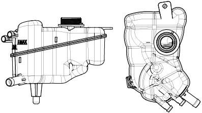 Бачок расширительный LUZAR LET1036