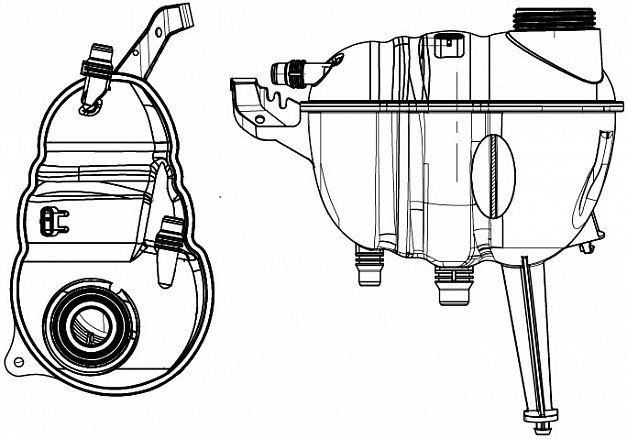 Бачок расширительный LUZAR LET1520