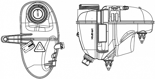 Бачок расширительный LUZAR LET1523