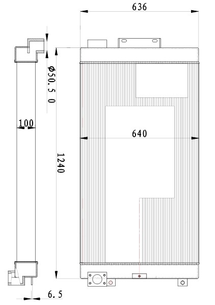 Радиатор масл. для гусеничных экскаваторов CAT 330D336D340D