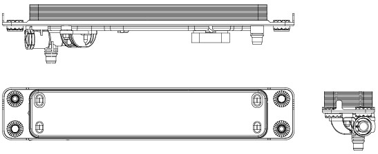 Радиатор масляный для ам BMW X5 (E70) (06-)(F15) (13-)X6 (E7