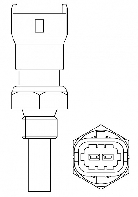 Датчик температуры для автомобилей DAF 105 XF (05-)95 FX (02-)CF 85 (05-) LUZAR LS 2801