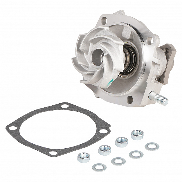 Насос водяной для ам Лада 2123 Chevrolet Niva (02-) прямые лопасти LUZAR LWP 0124