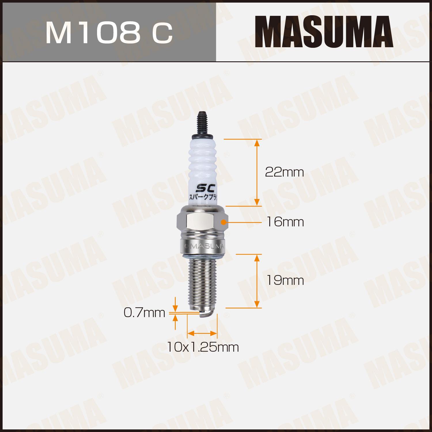 Свечи зажигания MASUMA M108C