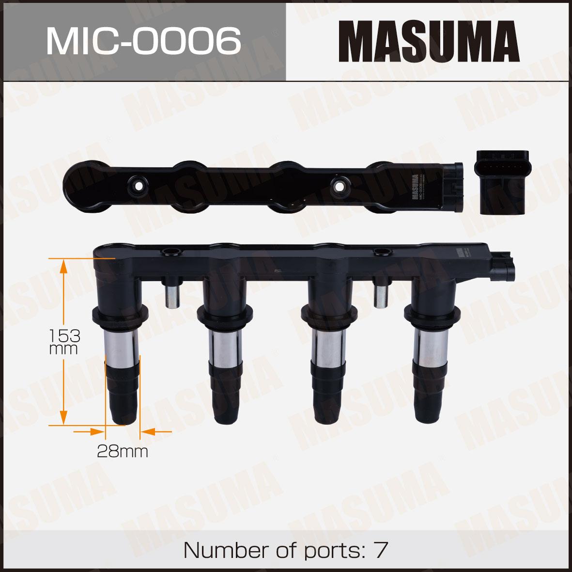 Катушки зажигания MASUMA MIC-0006