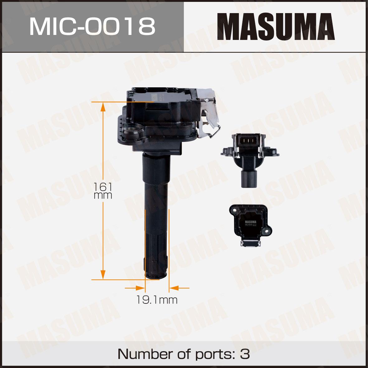 Катушки зажигания MASUMA MIC-0018