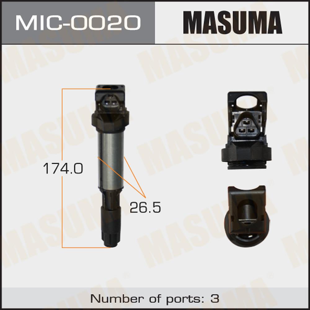 Катушки зажигания MASUMA MIC-0020