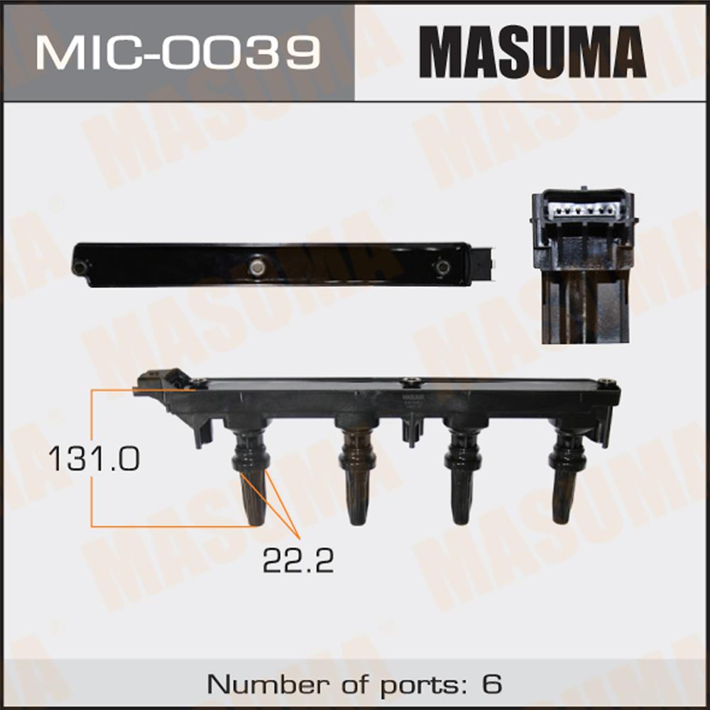 Катушки зажигания MASUMA MIC-0039