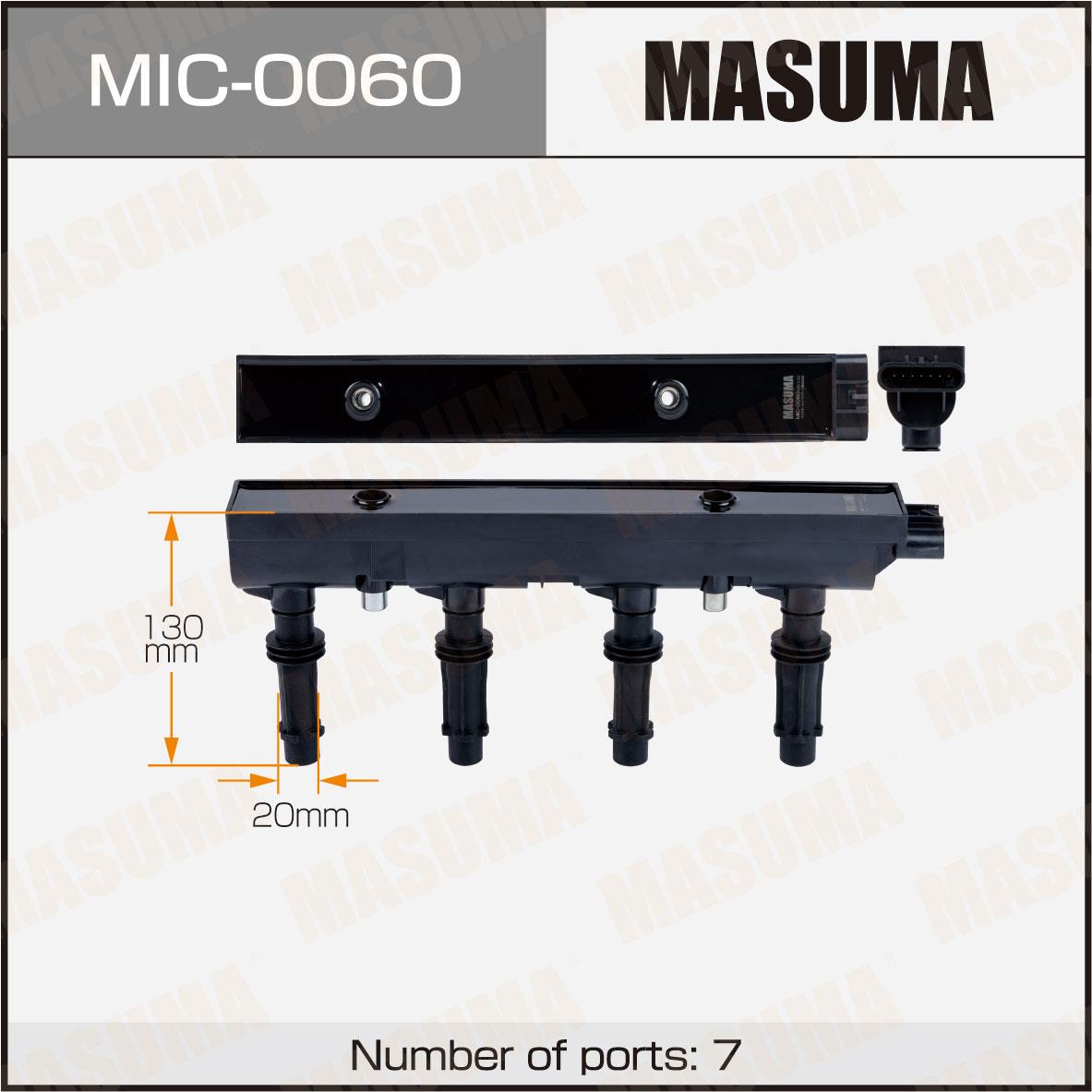 Катушки зажигания MASUMA MIC-0060