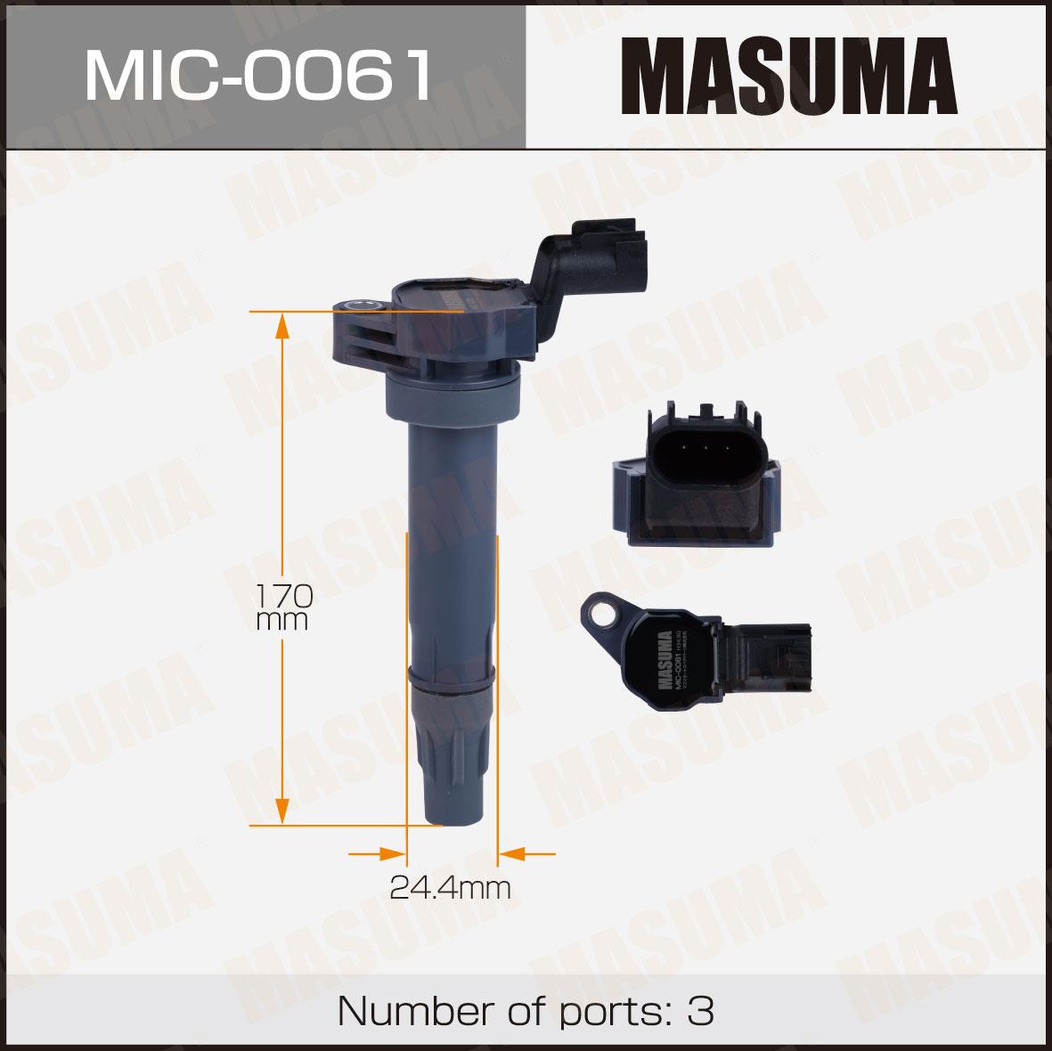 Катушки зажигания MASUMA MIC-0061