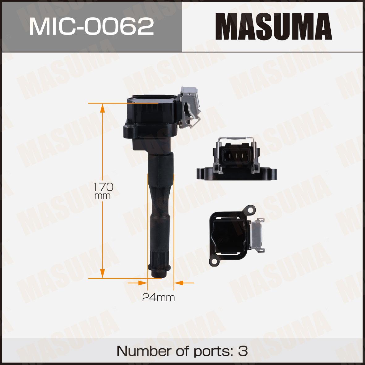 Катушки зажигания MASUMA MIC-0062