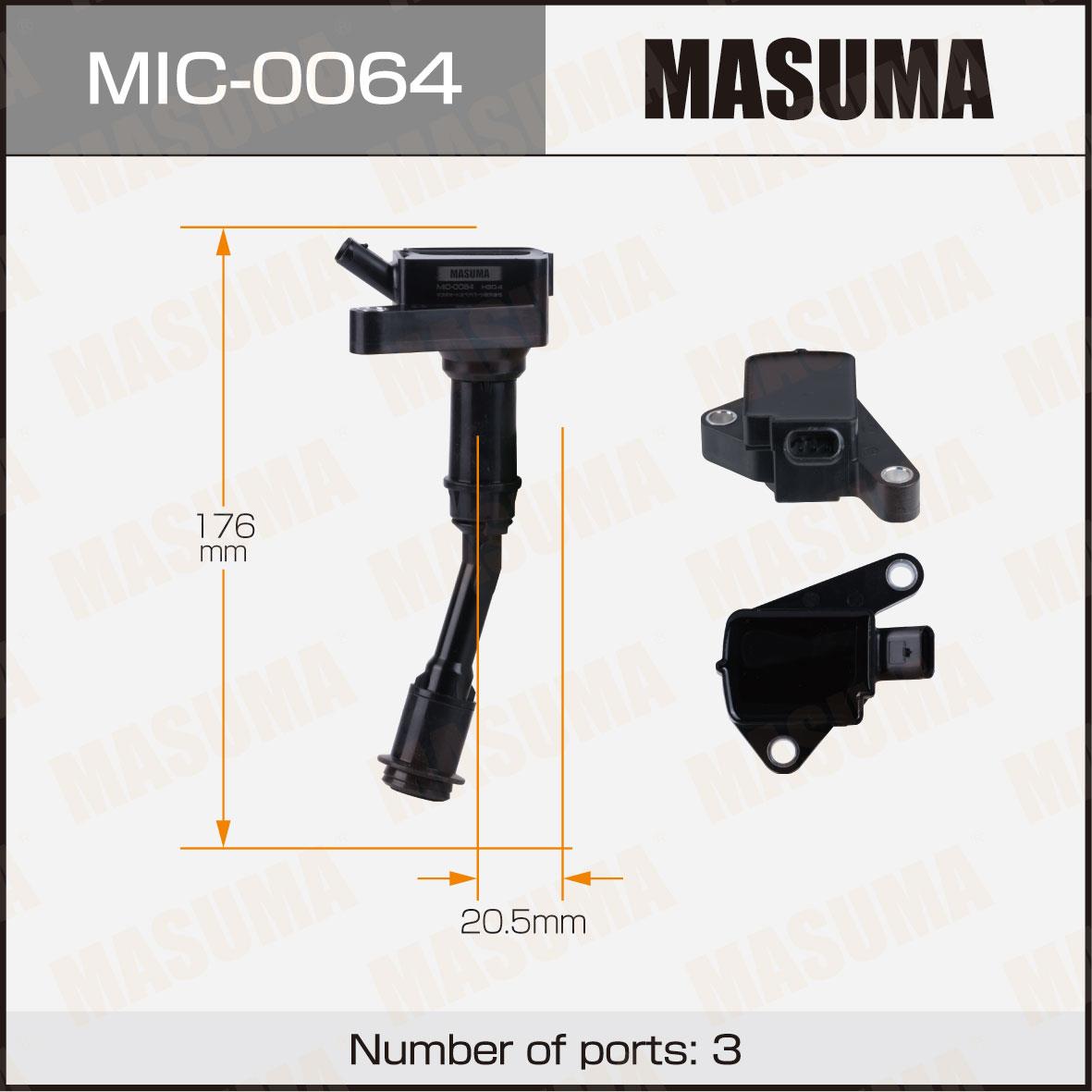 Катушки зажигания MASUMA MIC-0064