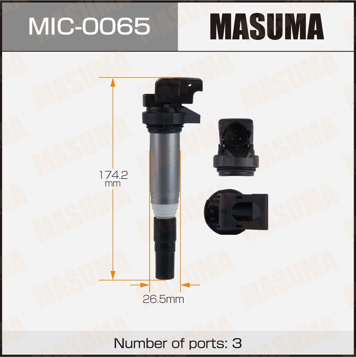 Катушки зажигания MASUMA MIC-0065