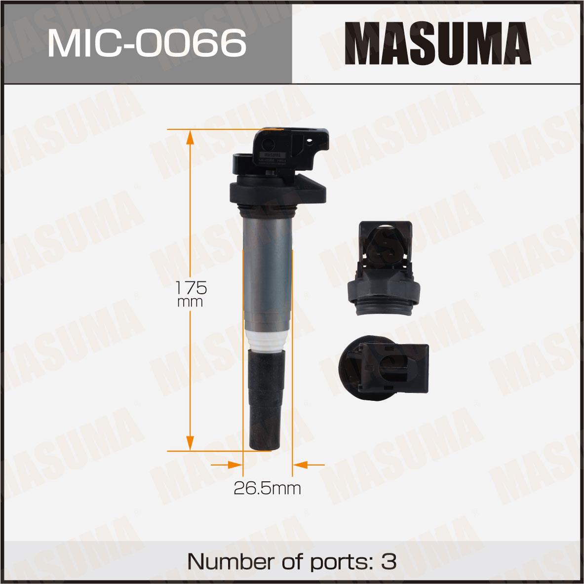 Катушки зажигания MASUMA MIC-0066