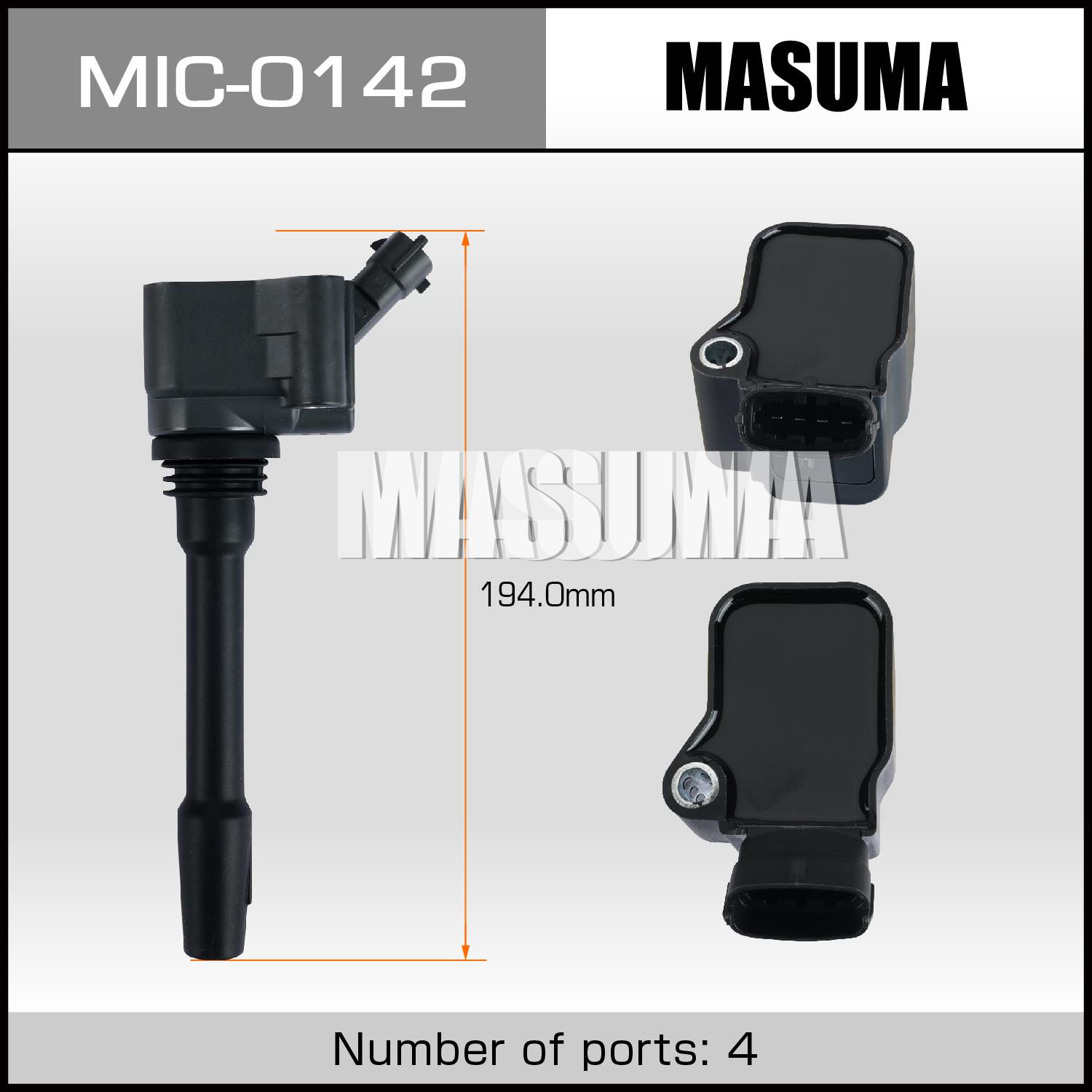 Катушки зажигания MASUMA MIC-0142