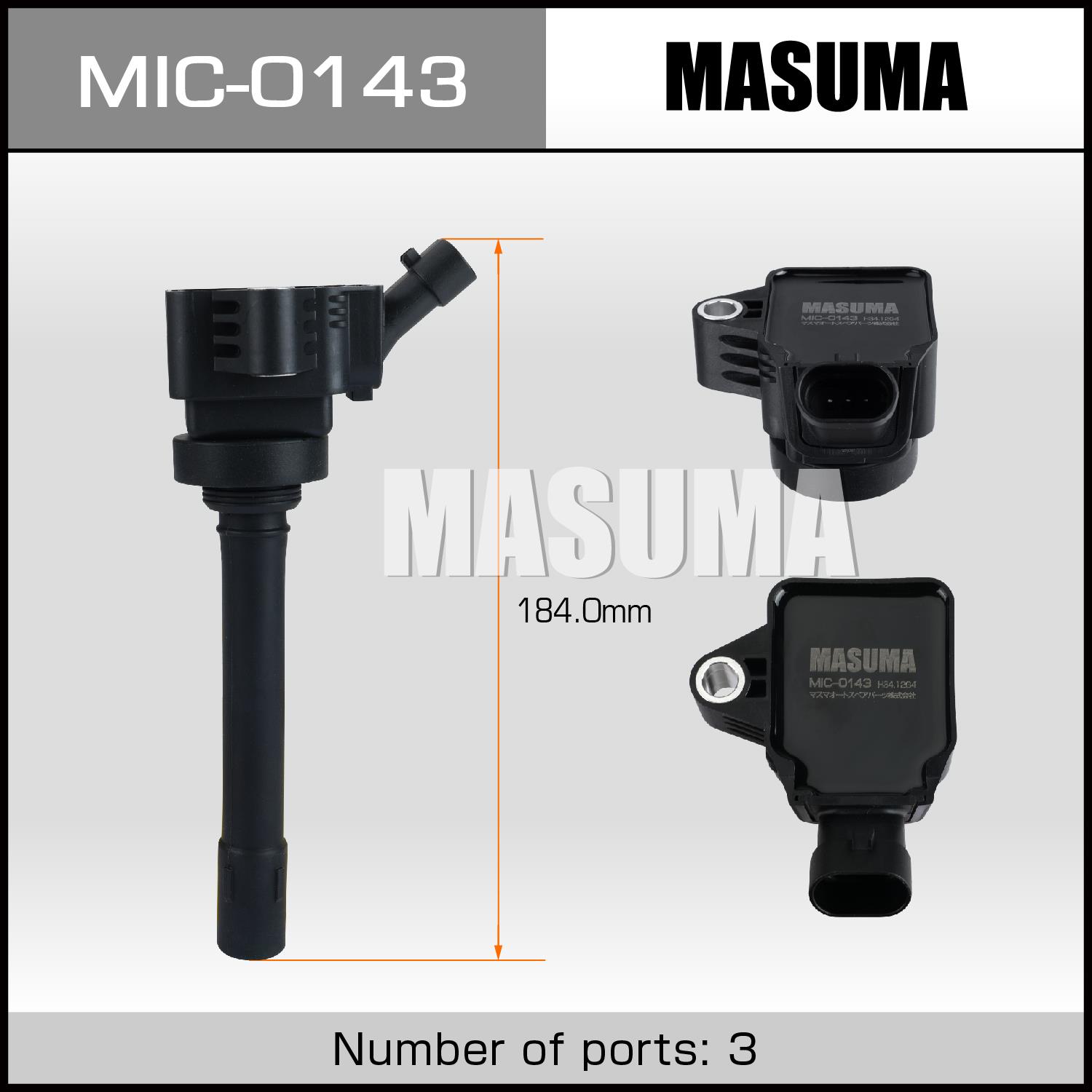 Катушки зажигания MASUMA MIC-0143