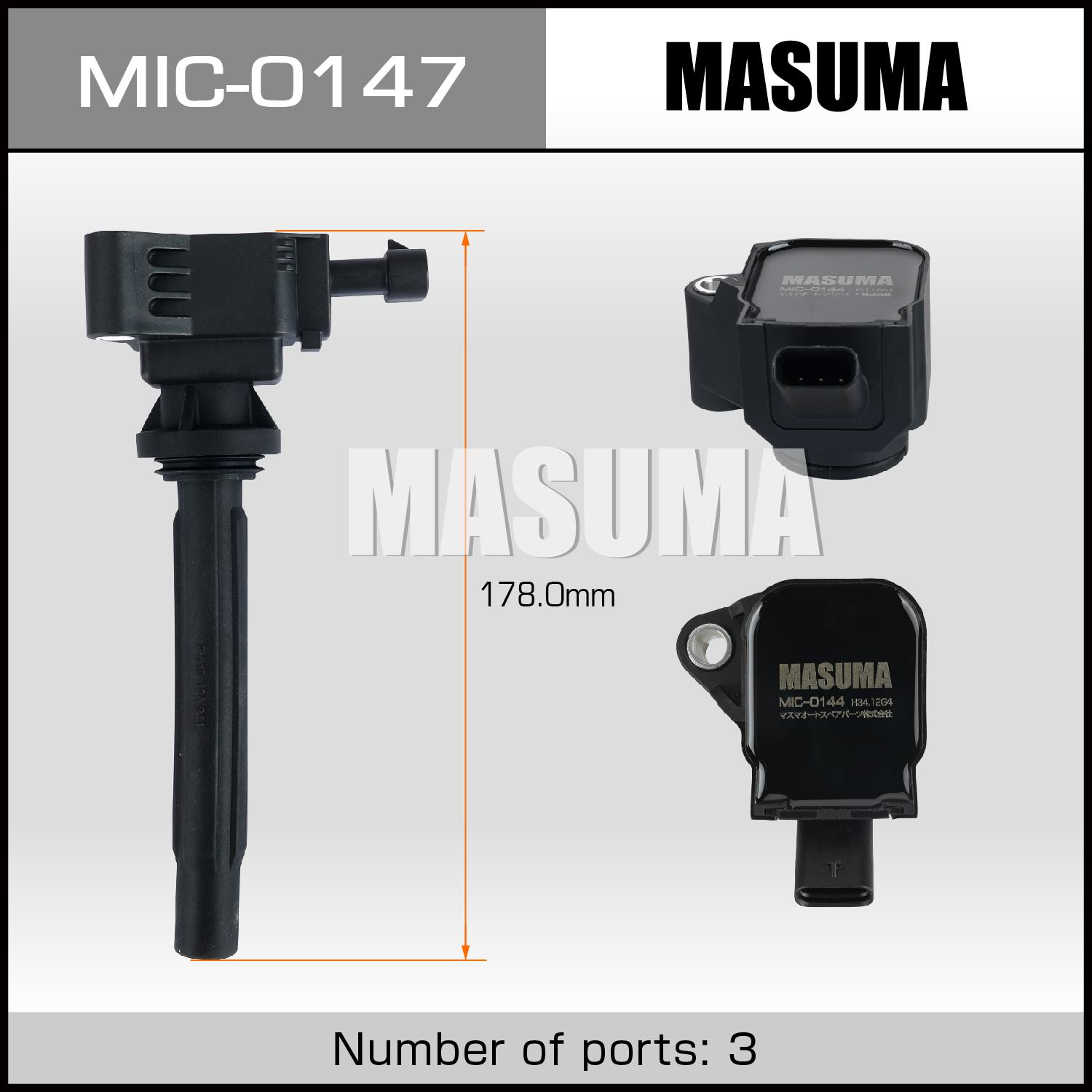 Катушки зажигания MASUMA MIC-0147