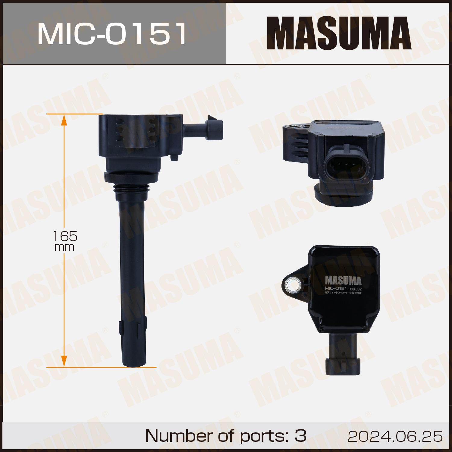 Катушки зажигания MASUMA MIC-0151