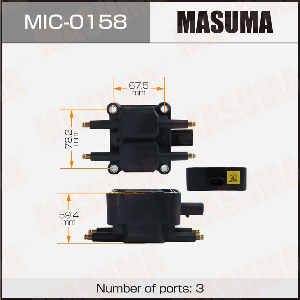 Катушки зажигания MASUMA MIC-0158