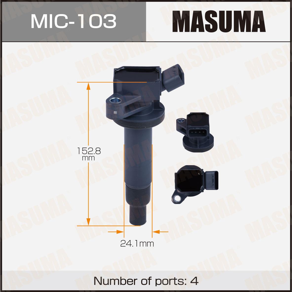Катушки зажигания MASUMA MIC-103