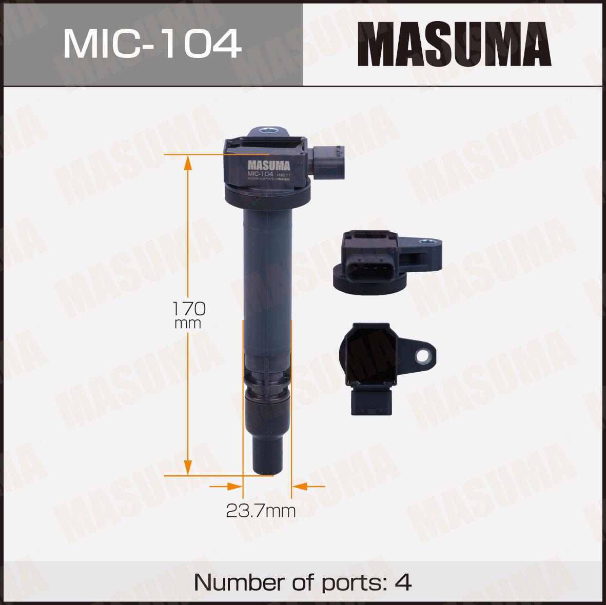 Катушки зажигания MASUMA MIC-104