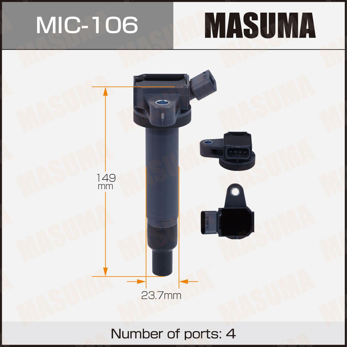 Катушки зажигания MASUMA MIC-106