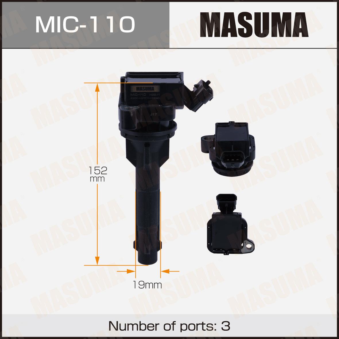 Катушки зажигания MASUMA MIC-110